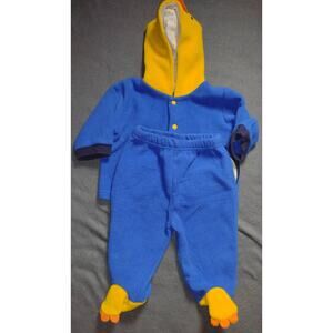 Bon Bebe Small 0-3 Months Penguin Jacket and Pants Sweatsuit